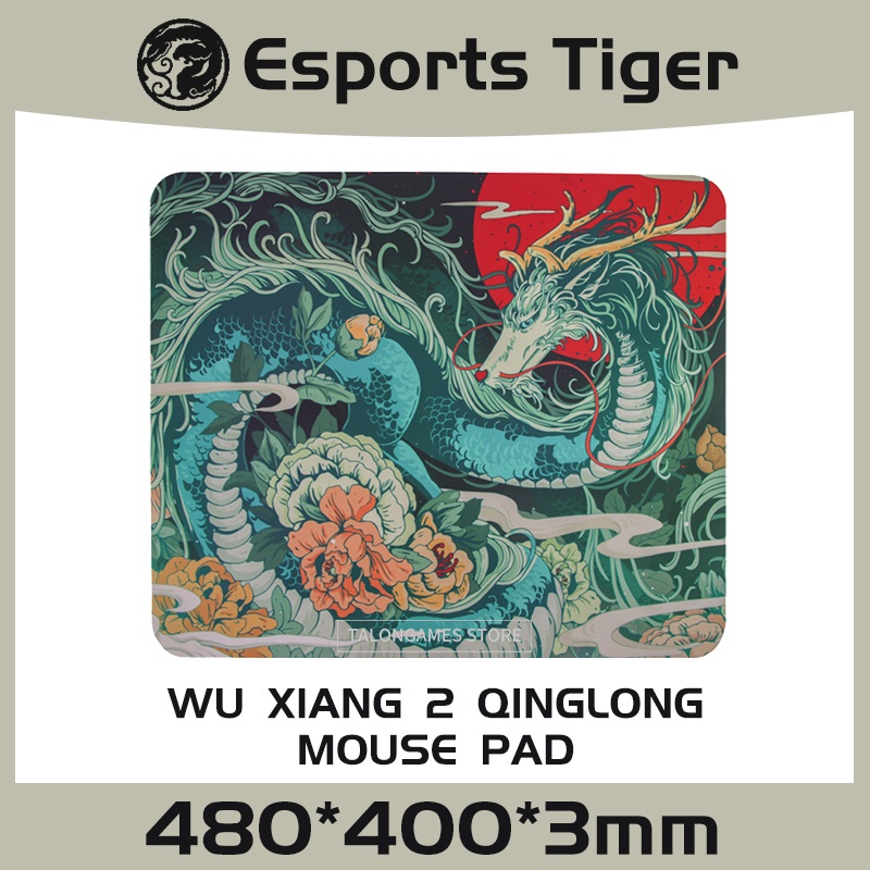 Esports Tiger Gaming Mouse Pad Smooth Flexible For Professional Gamer