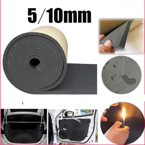 5/10mm Car Anti Sound Proofing Pad ,Noise Deadening Insulation, Studio