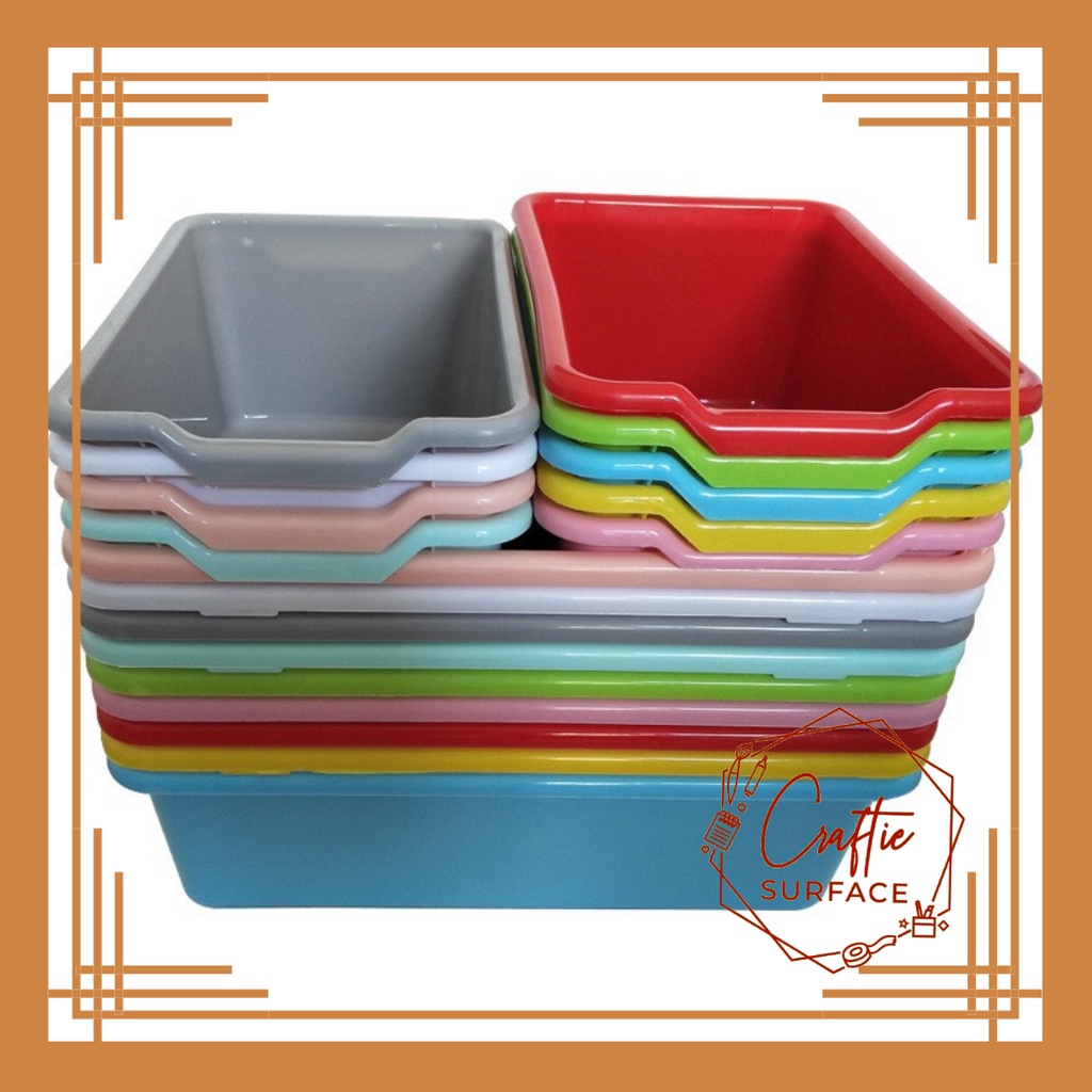 1pc Plastic Toy Bins storage Small & Big size for toy rack organizer Shopee Philippines