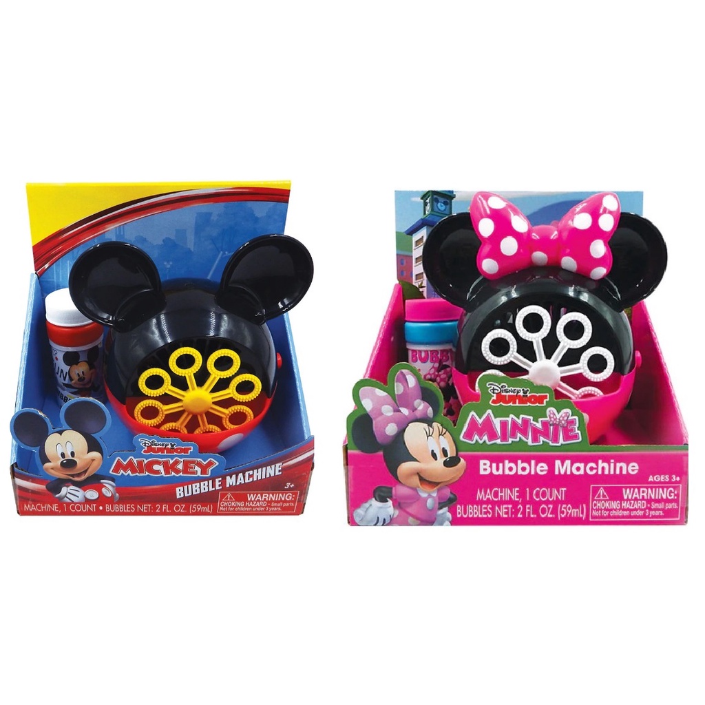 Disney Junior Bubble Machine (MICKEY AND MINNIE) Shopee Philippines