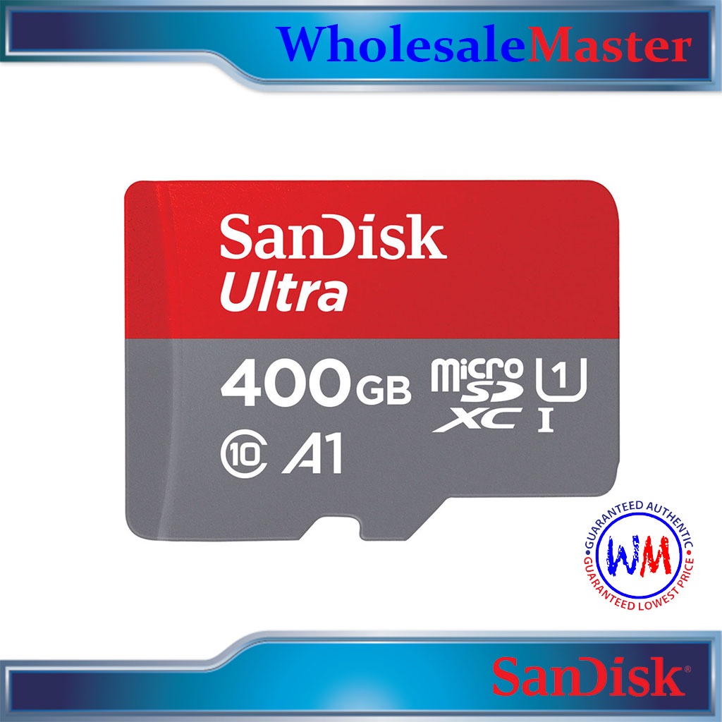 SanDisk 400gb Ultra UhsI MicroSD Memory Card Sdsqua4400g 120mb/s Shopee Philippines