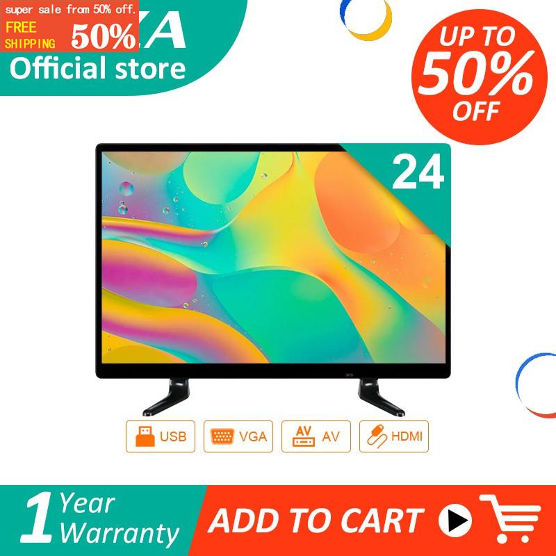 GINZA TV 24 Inch Flat Screen TV Sale Cheap TV MultiPorts GINZA24B (Screen size 20 inches