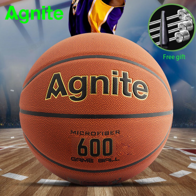 Agnite Basketball Size 7 New Generation 600 PU Leather Spalding