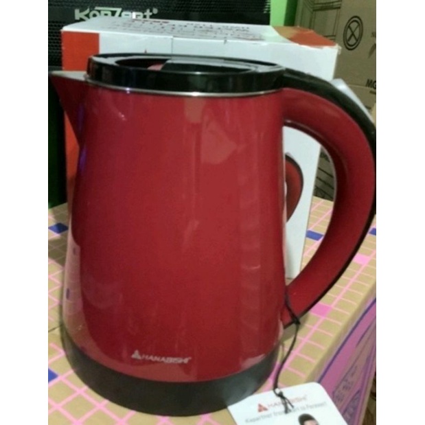 Hanabishi Electric Cordless Water Kettle 112R 1.2L FACTORY PRICE