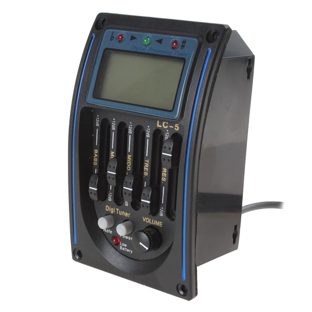 Acoustic Electric Guitar Preamplifier EQ Equalizer Pickup JK6Q Shopee