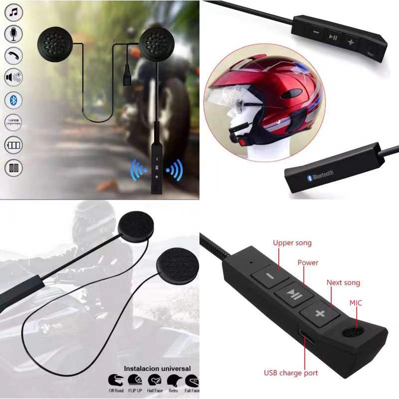 B35 Portable BT Helmet Motorcycle Bluetooth earphone Helmet 4.