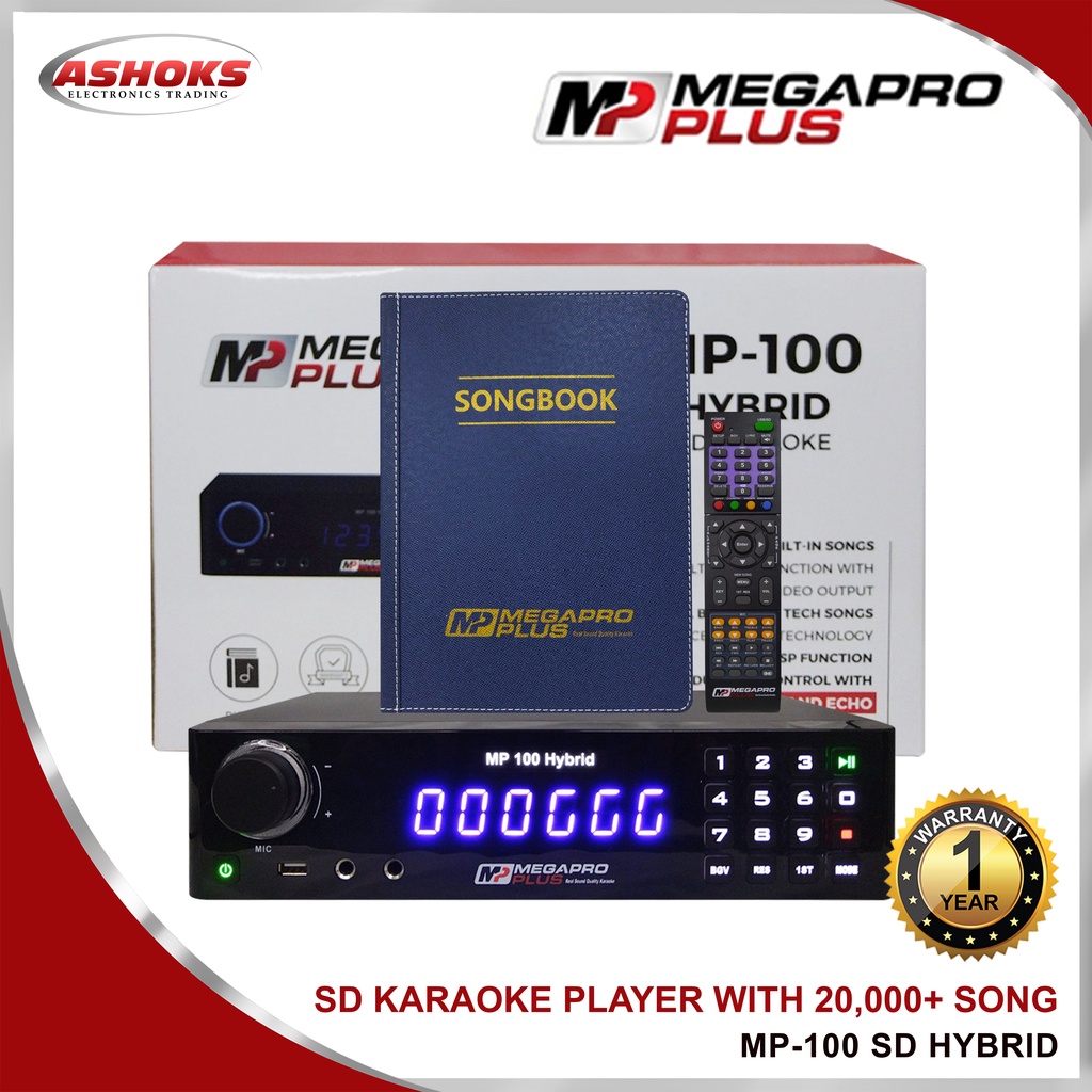 Megapro Plus MP 100 Hybrid / SD Karaoke Player / 64GB 20,000 built in