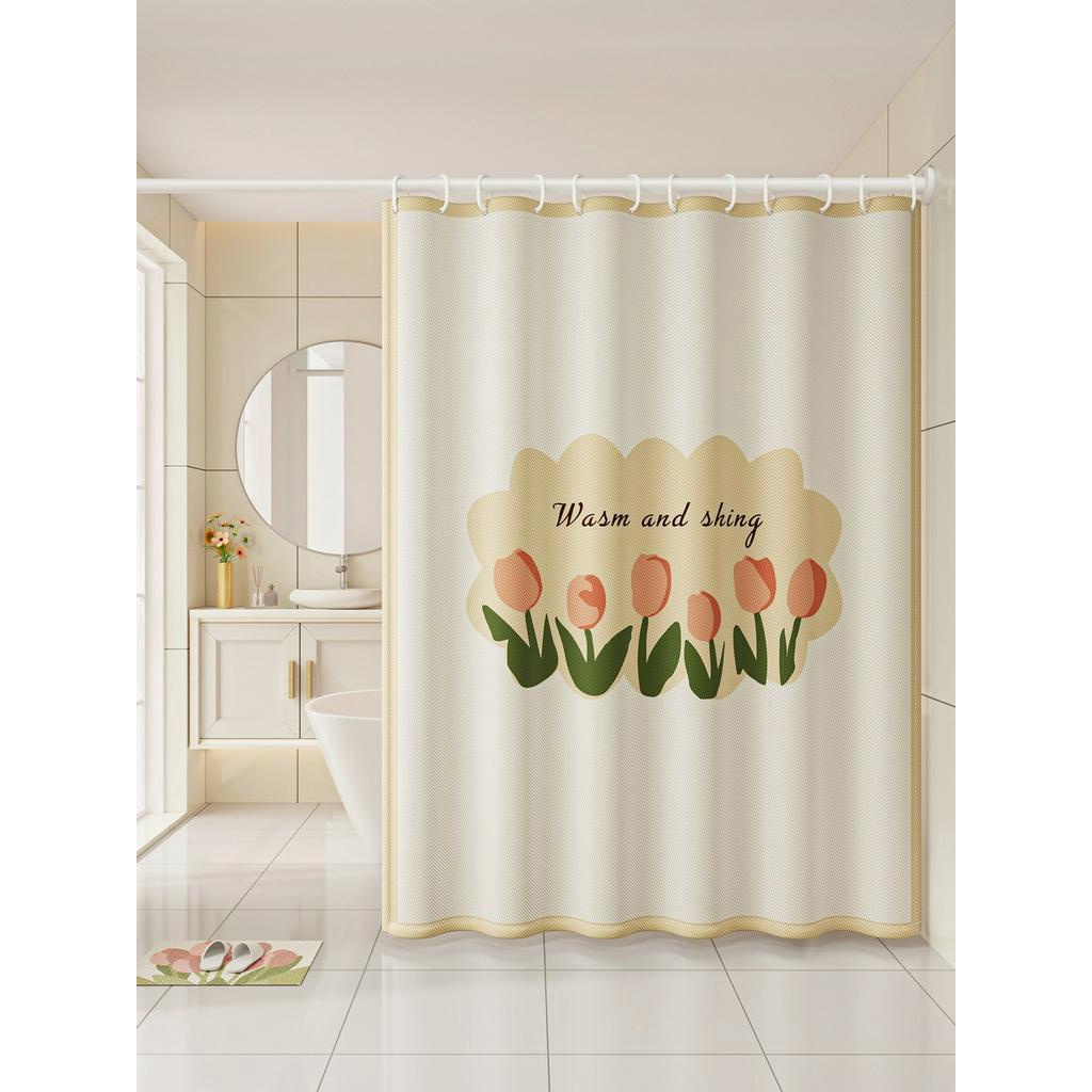 curtains waterproof, moldy proof, non perforated. Toilet partitions are