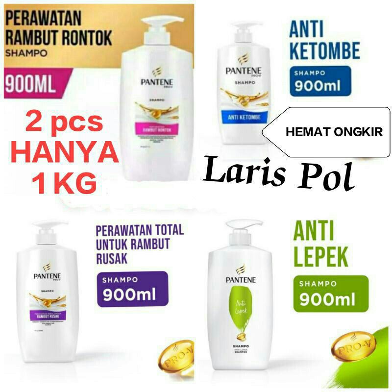 Pantene Shampoo Hair Fall Control/Anti Dandruff 900ml 900ml (Hair Loss