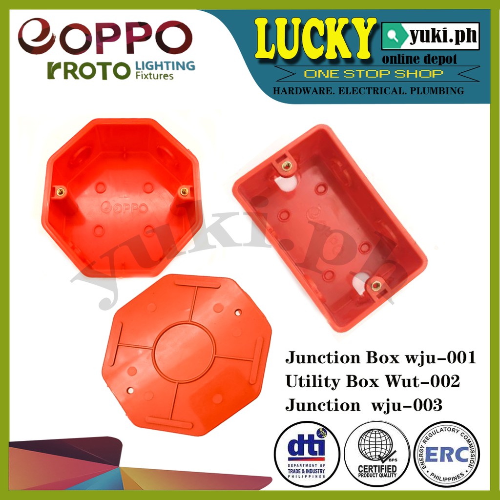 PVC Orange Junction Box WJU004/Utility Box(WUT002 )/WJC003 cover/WJU