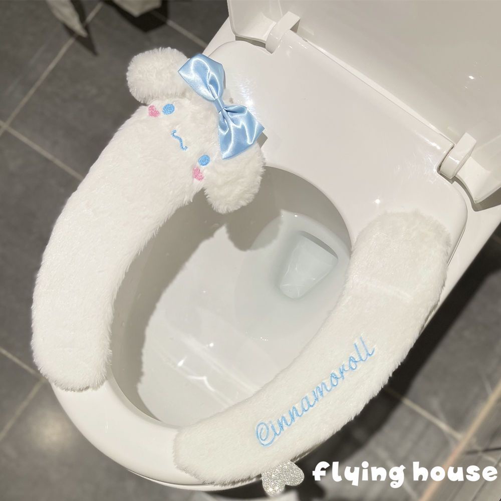 Cute My Melody Kuromi Cinnamoroll Toilet Seat Cover Cartoon Closestool