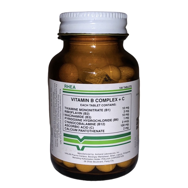 Vitamin B Complex + C Rhea at Charlene Ward blog