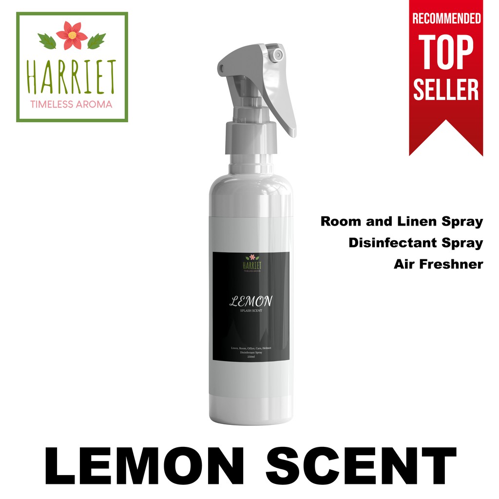 Sale! Lemon Scent Disinfectant Spray for Room Linen and Helmet Spray