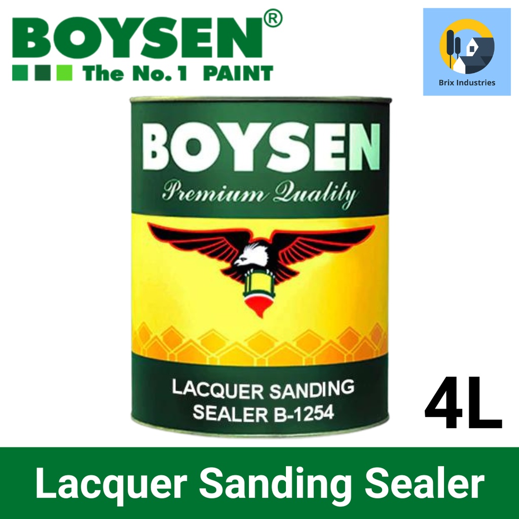 Boysen Lacquer Sanding Sealer 4 Liters (Gallon) B1254 Nitrocellulose