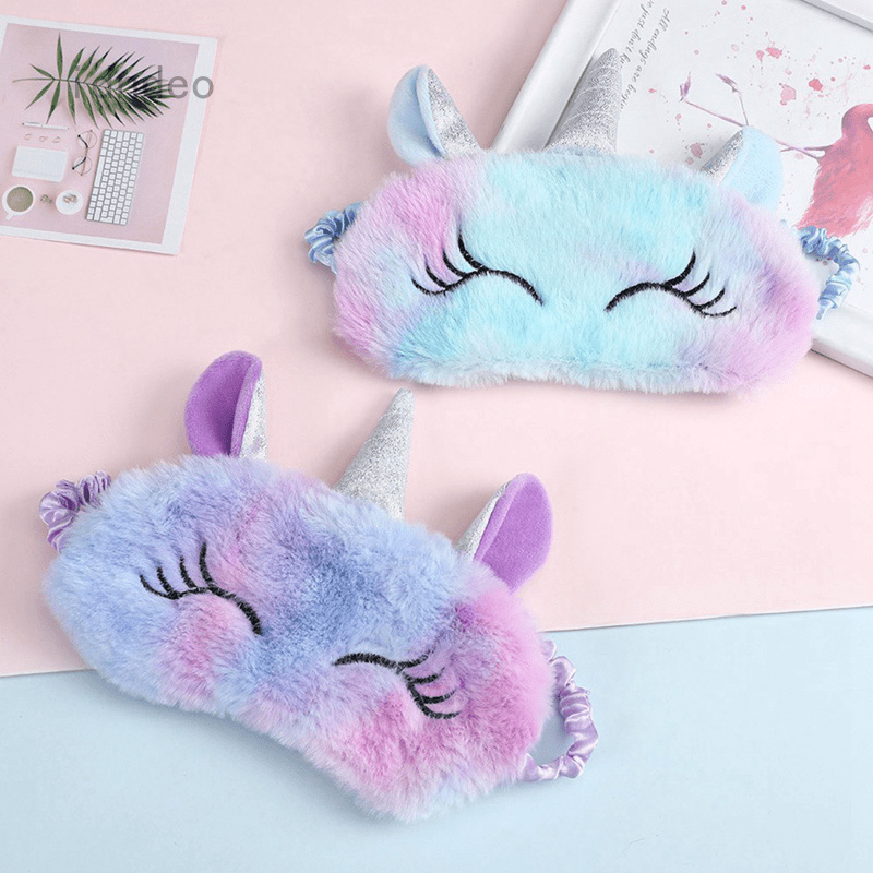 Cute Sleep Unicorn Mask Eye Shade Cover for Kids Blindfold Gifts Item