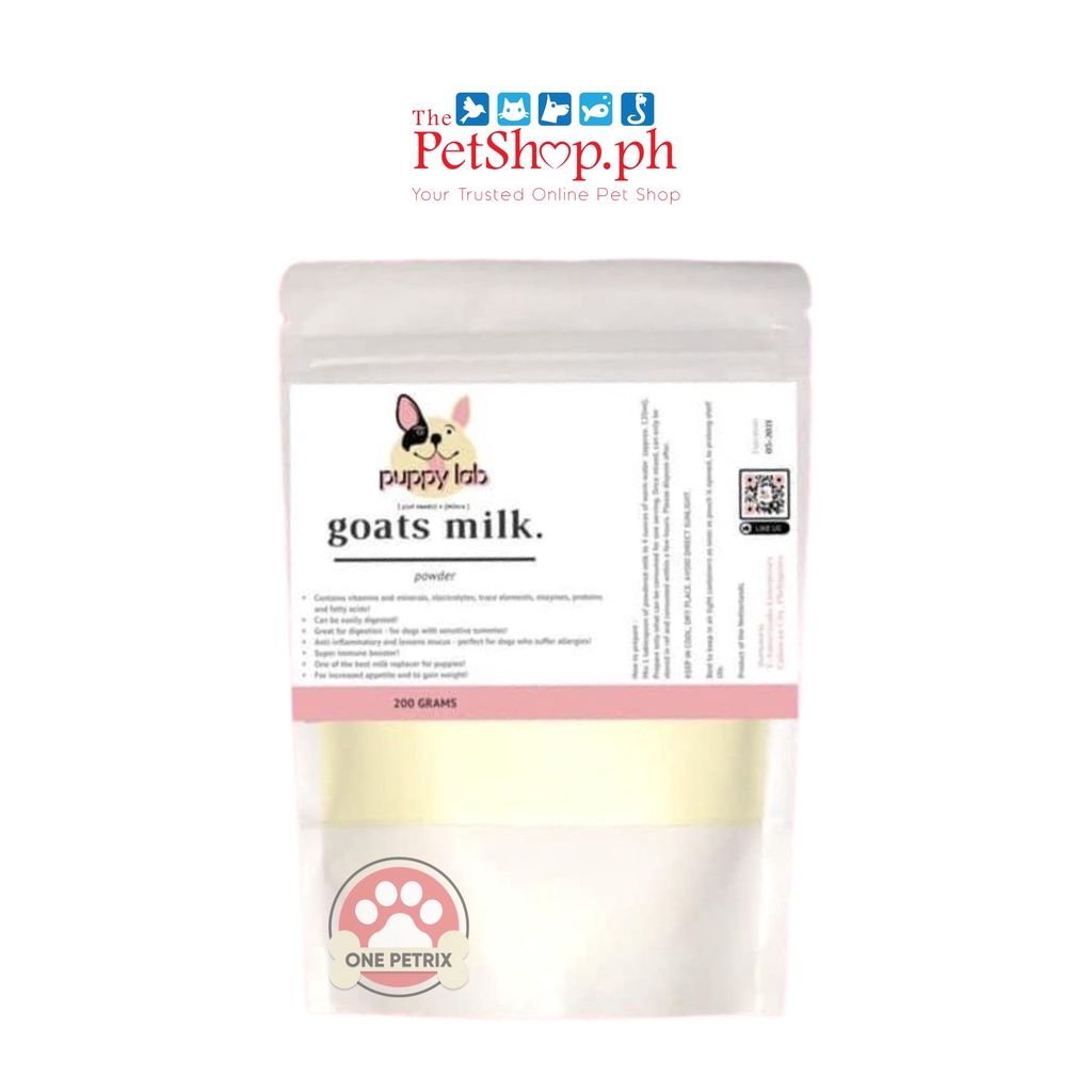 Puppy Lab Goat's Milk Replacer 200g Powder goat milk dog cat milk EXP