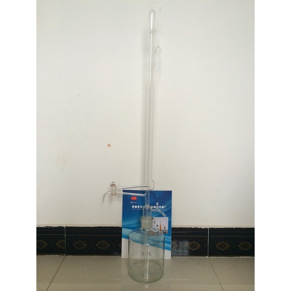25ml automatic burette transparent glass Buret for PTFE piston