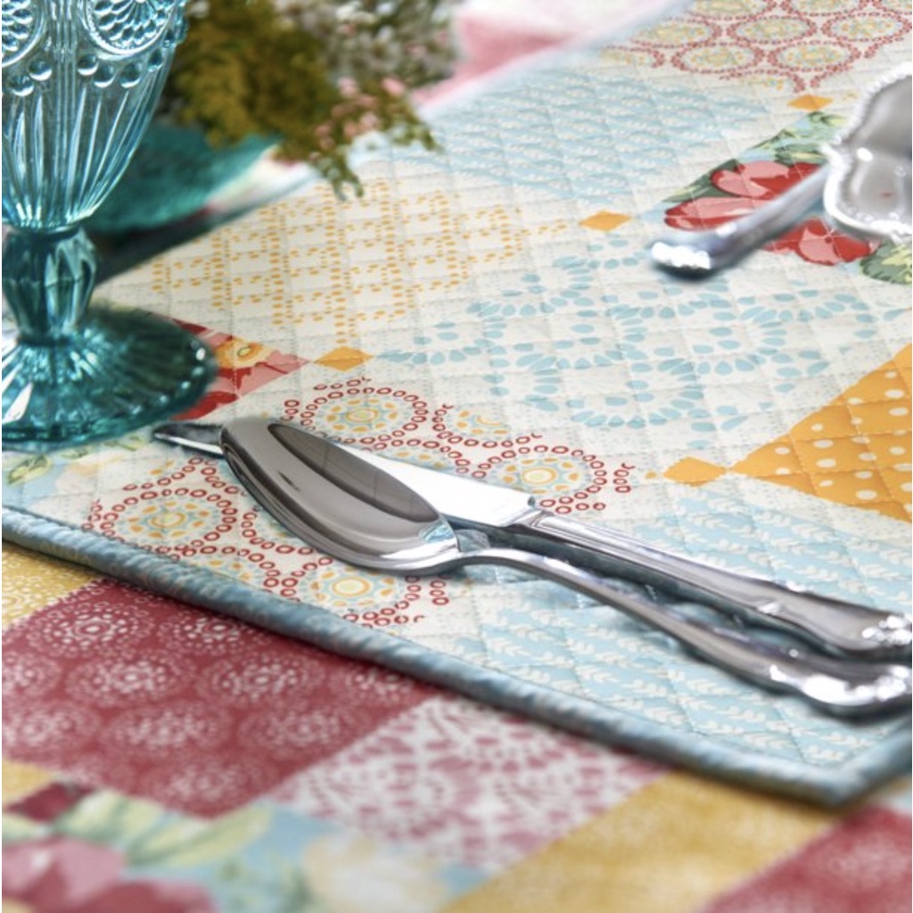 The Pioneer Woman Patchwork Quilted Placemat Shopee Philippines