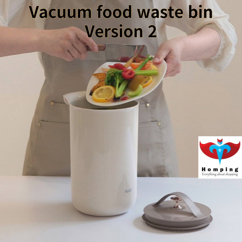 [MGMC] Fluidic food colorless vacuum food waste container ver2(3L