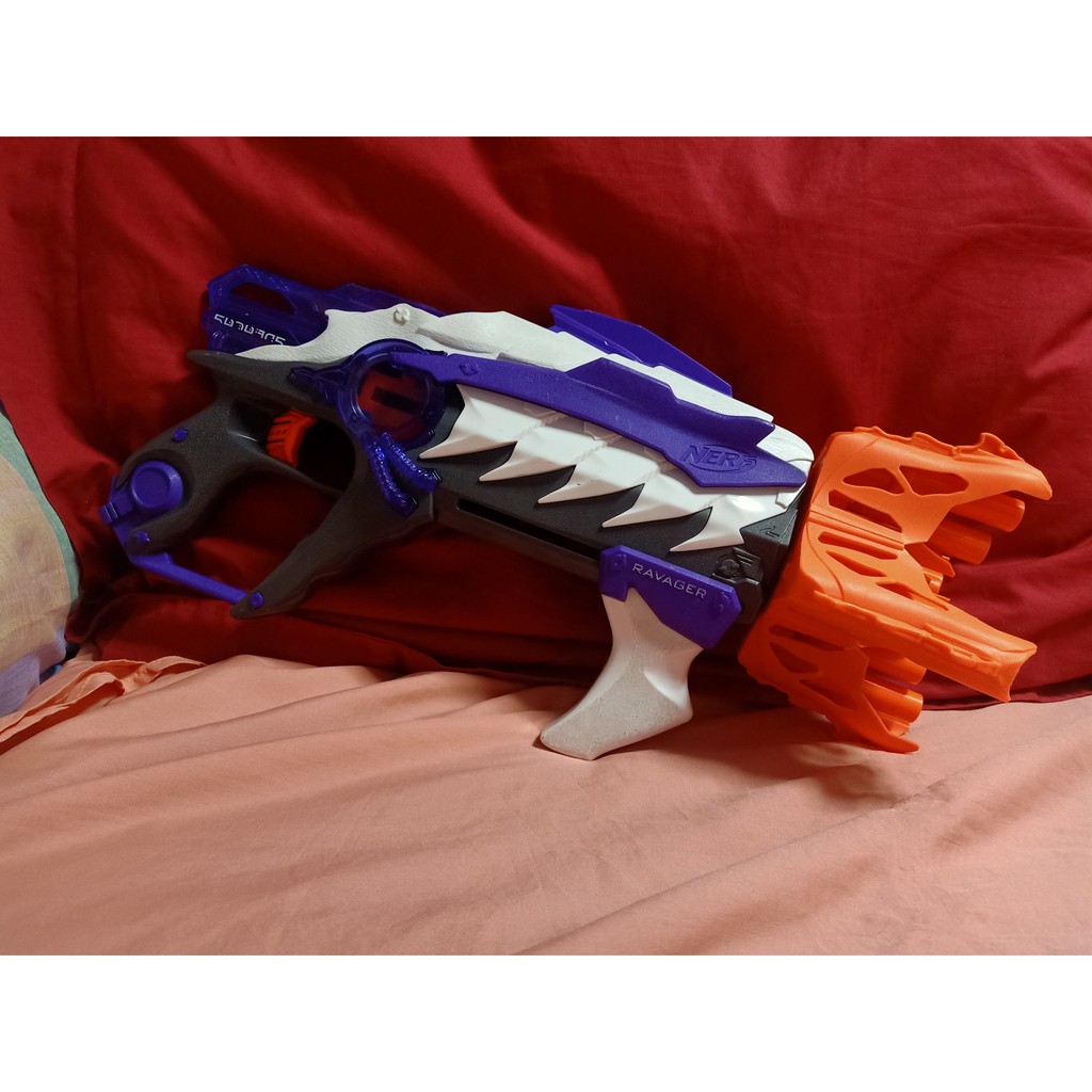 NERF Ravager Alien Menace Series SlamFire Preloved used Original