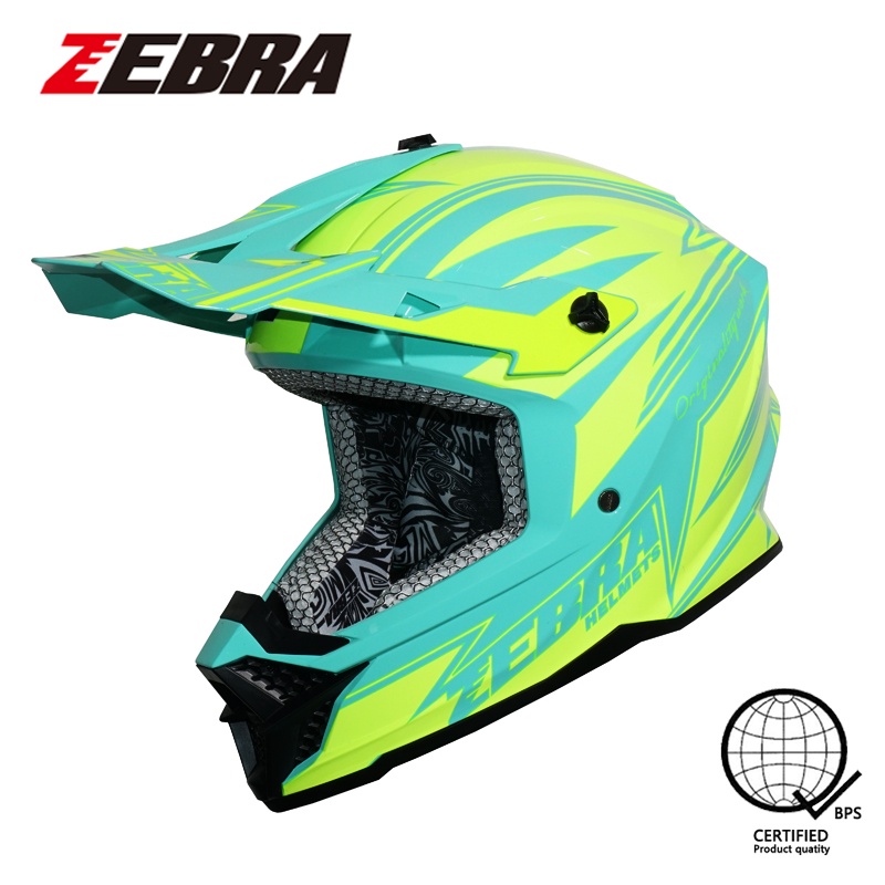 Zebra helmet for motorcycle offroad helemt full face helmet helmet