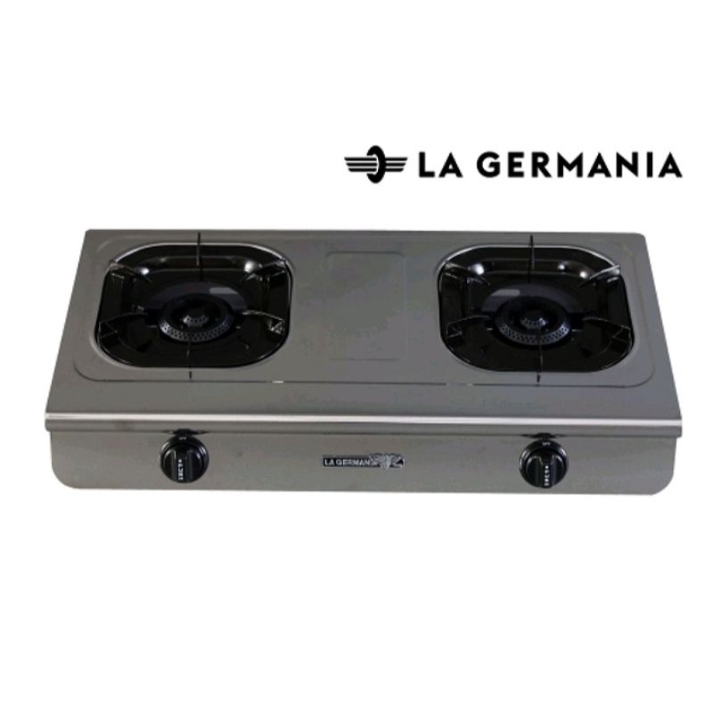 La Germania G733 Inox Stainless Steel Gas Stove Double Burner Shopee