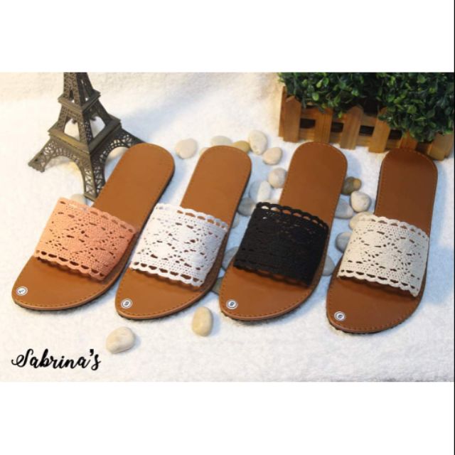 2020 TRENDING FASHION Flat Sandal Sabrina by Rolician Shopee