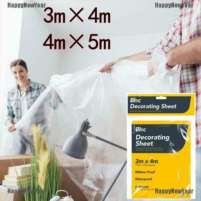 1PC plastic furniture dust cover Waterproof car dusty bed Sofa Dust