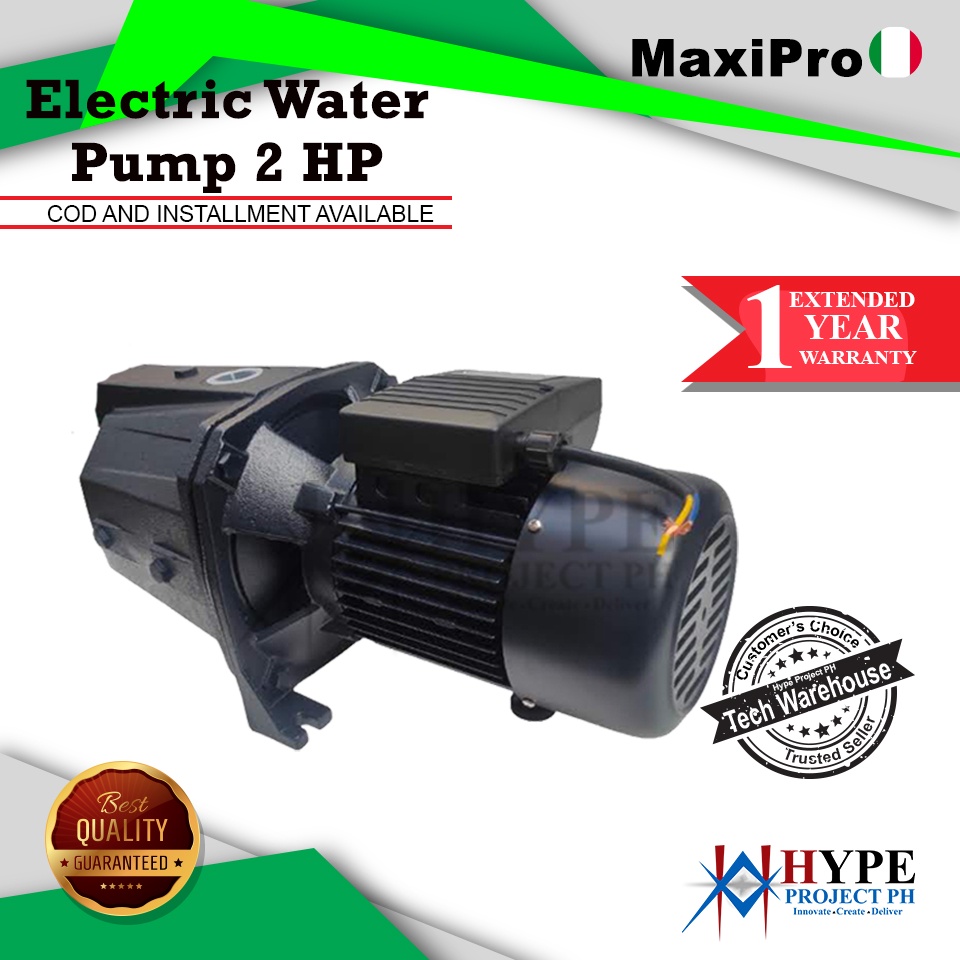 Maxipro Electric Water Pump 2 HP Shopee Philippines