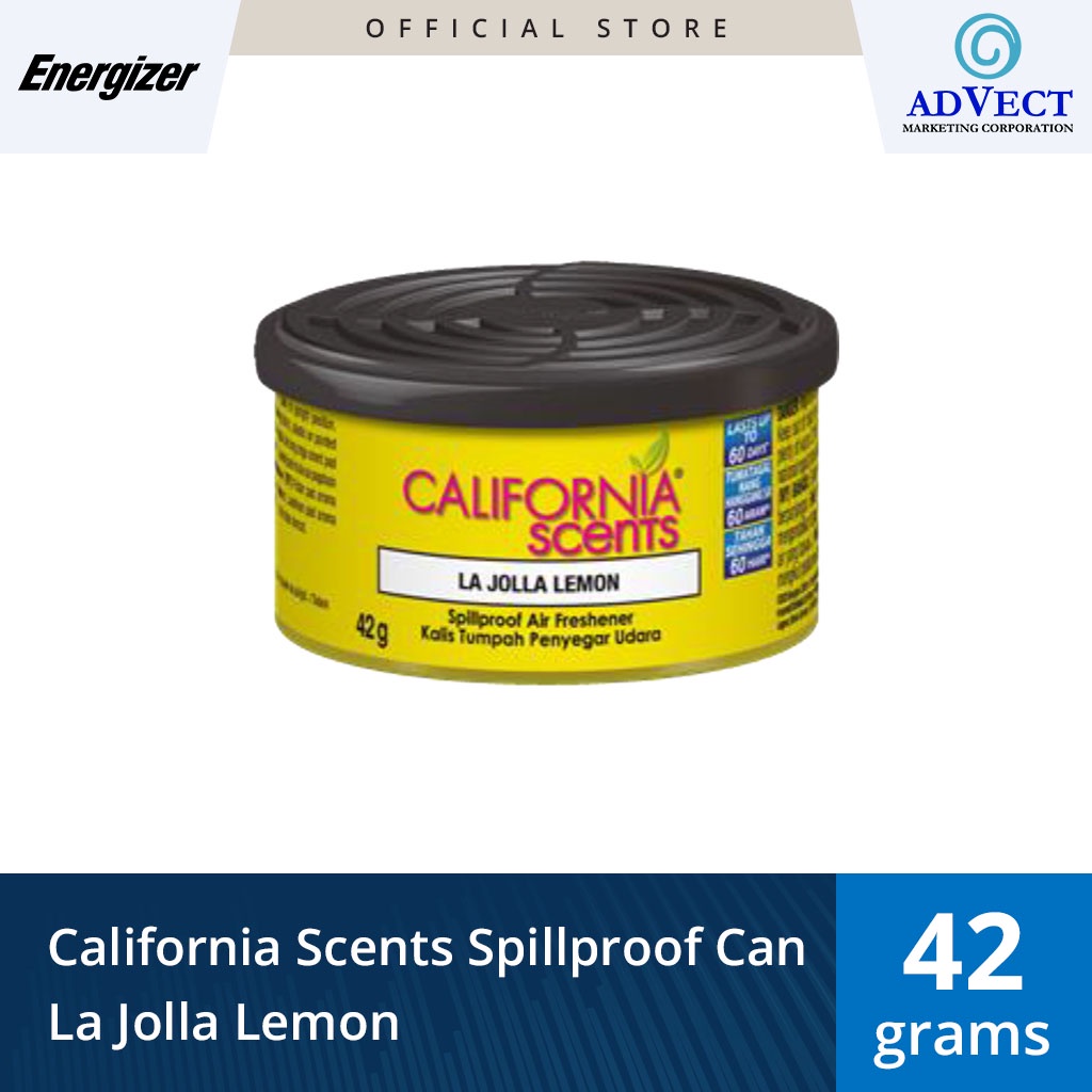 California Scents Spill Proof Can La Jolla Lemon 42g Shopee Philippines