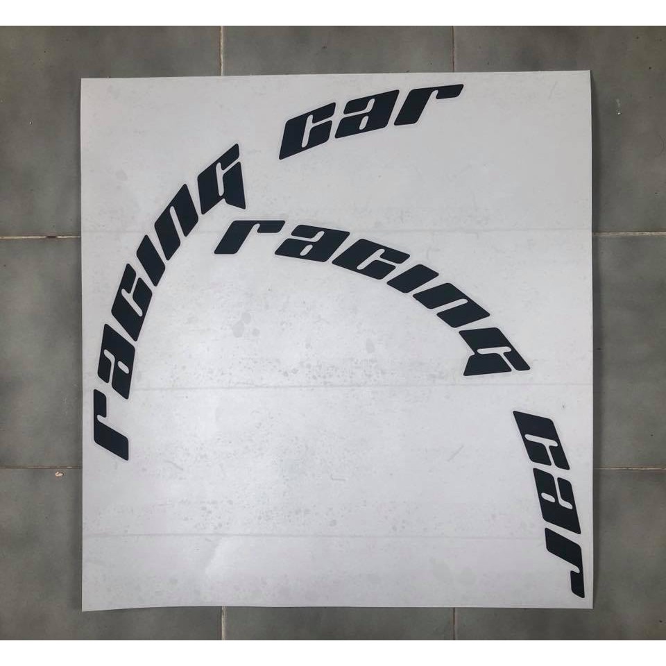 Racing car Wheel Arch Stickers Shopee Philippines