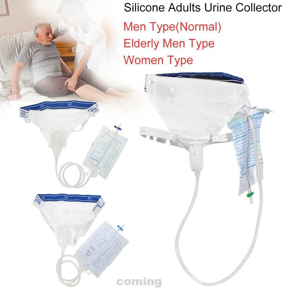 Men Women Safe Elderly Bedridden Incontinence With Catheter Bag Urine