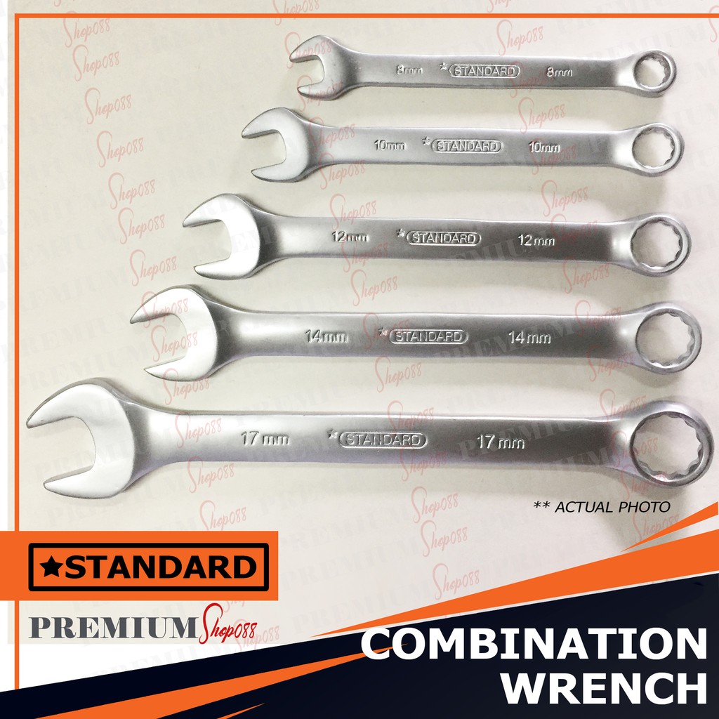 Standard Combination Wrench 6 7 8 9 10 11 12 13 14 15 16 17 18 19 20 21