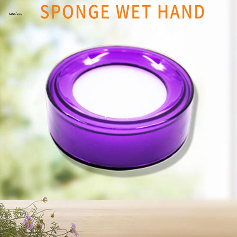 Finger Wet Sponge Cup Finger Moistener for Counting Currency Papers