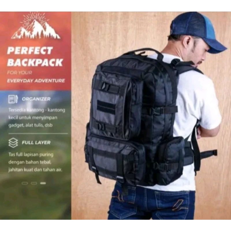 Original Lebanese Jumbo Tactical Backpack Backpack Tni Army Bag