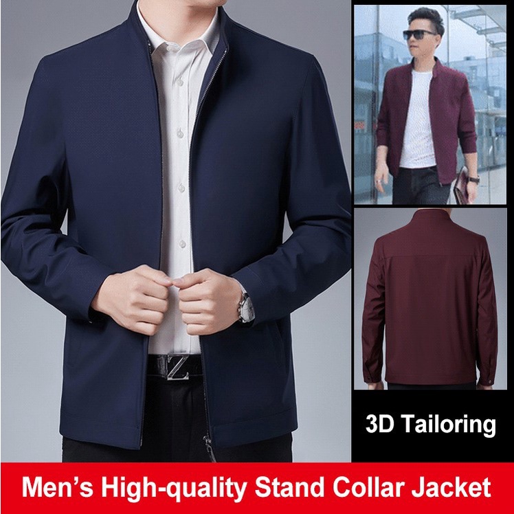Men's standup collar jacket/Thin coat Shopee Philippines