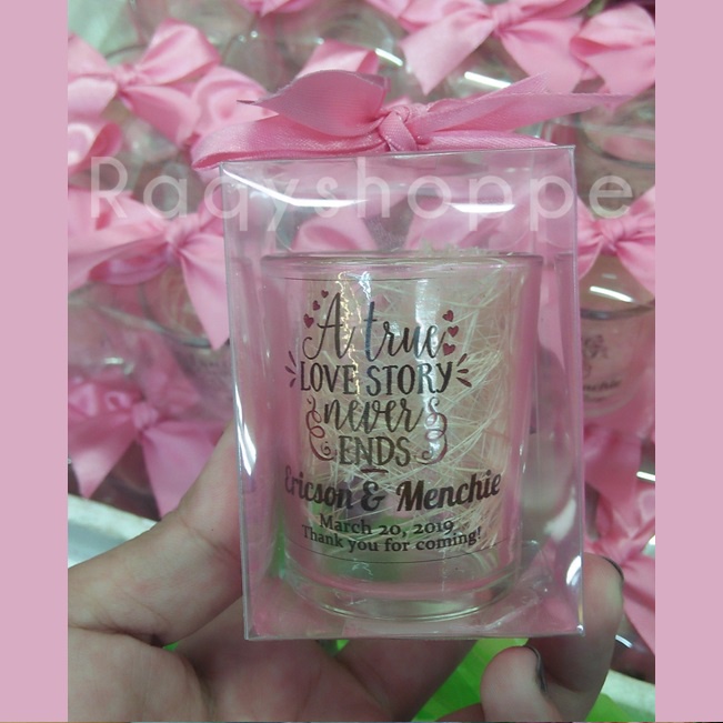 Shot Glass Souvenir with Acetate Box / Wedding, Birthday, Christening [NEW] Shopee Philippines