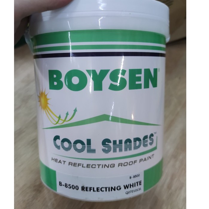 BOYSEN B8500 Reflecting White Cool Shades , Reflecting Heat / Init Roof