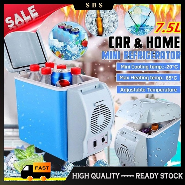 *COD* ★7.5L Car Refrigerator 12v Mini Fridge Cooler Warmer Small Food