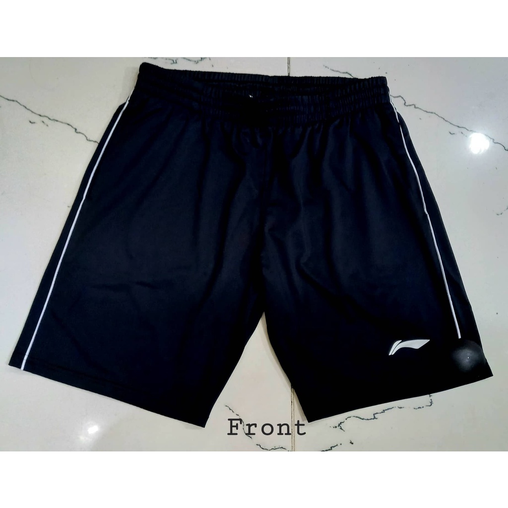 LINING BADMINTON SHORT WHITE LINE ( AKSR8671 ) Shopee Philippines
