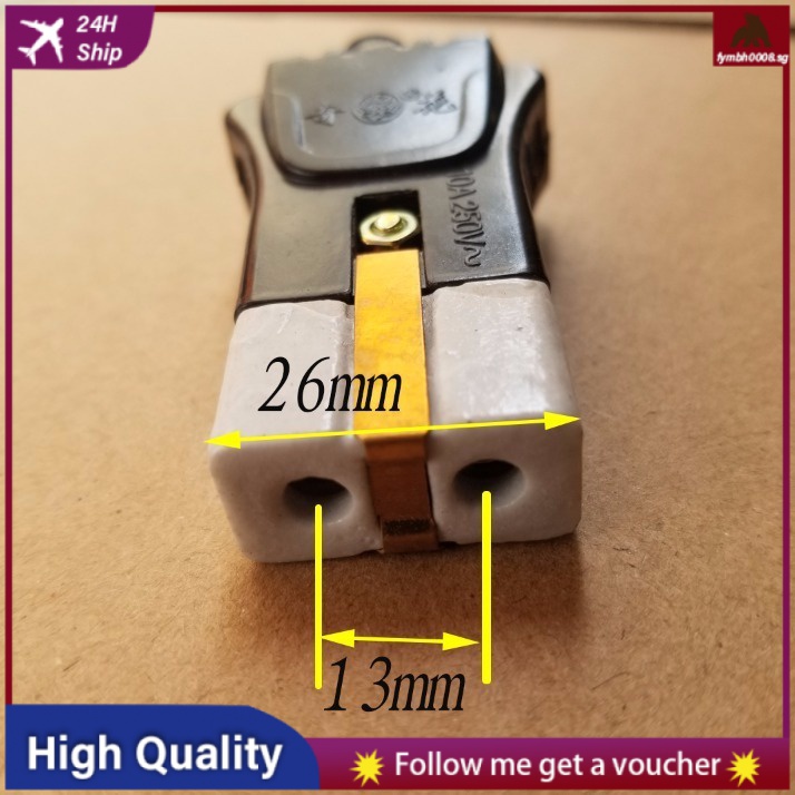 10 OldFashioned TwoHole Plugs 2Hole Ceramic Rice Cooker Electric Kettle Power Cord Plug