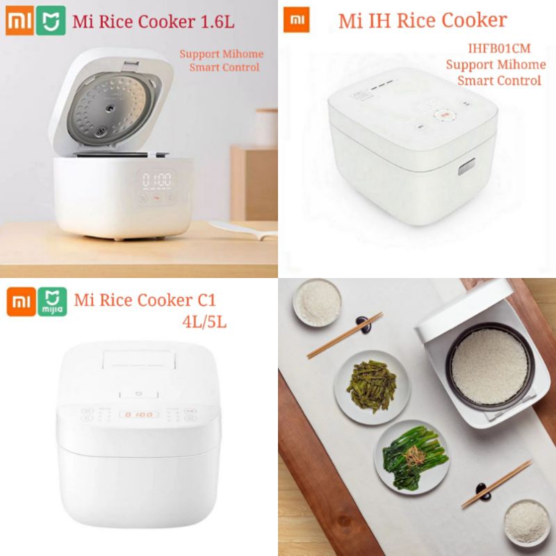 Xiaomi Mijia Mi Rice Cooker IH or C1 3L 4L 5L Or 1.6L Smart MultiCooker Shopee Philippines