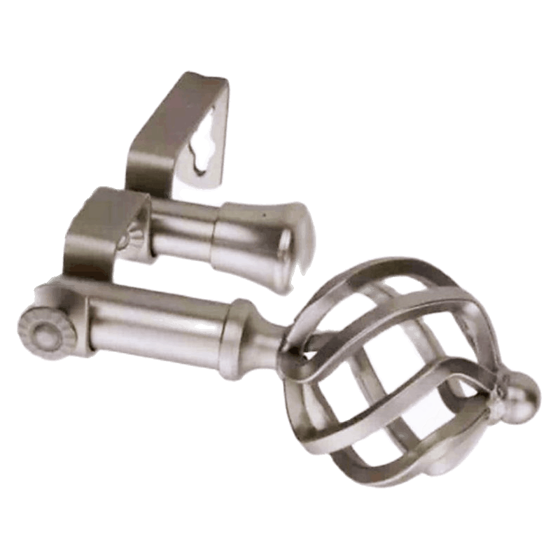 Home Decorative Double Rods Adjustable Extendable Thick Modern Curtain