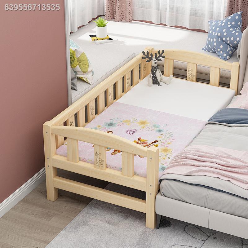 Children's bed guardrail №Solid wood children s bed with guardrail boy