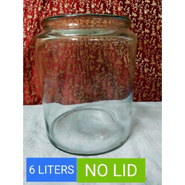3 or 4 Liters Glass Cookie Jars Shopee Philippines