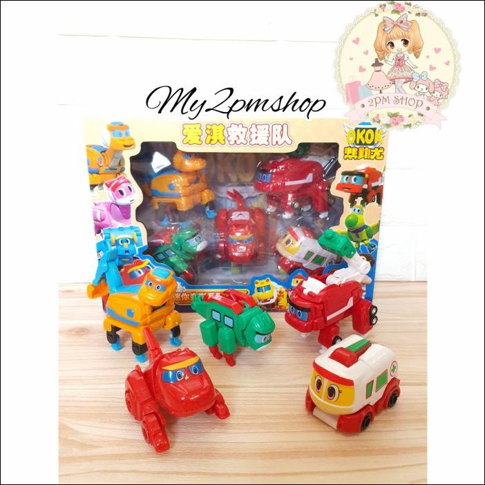 Go GO DINO Toys SET / TRANFORM MOMO DINO ROBOT / GOGO DINO / KADO