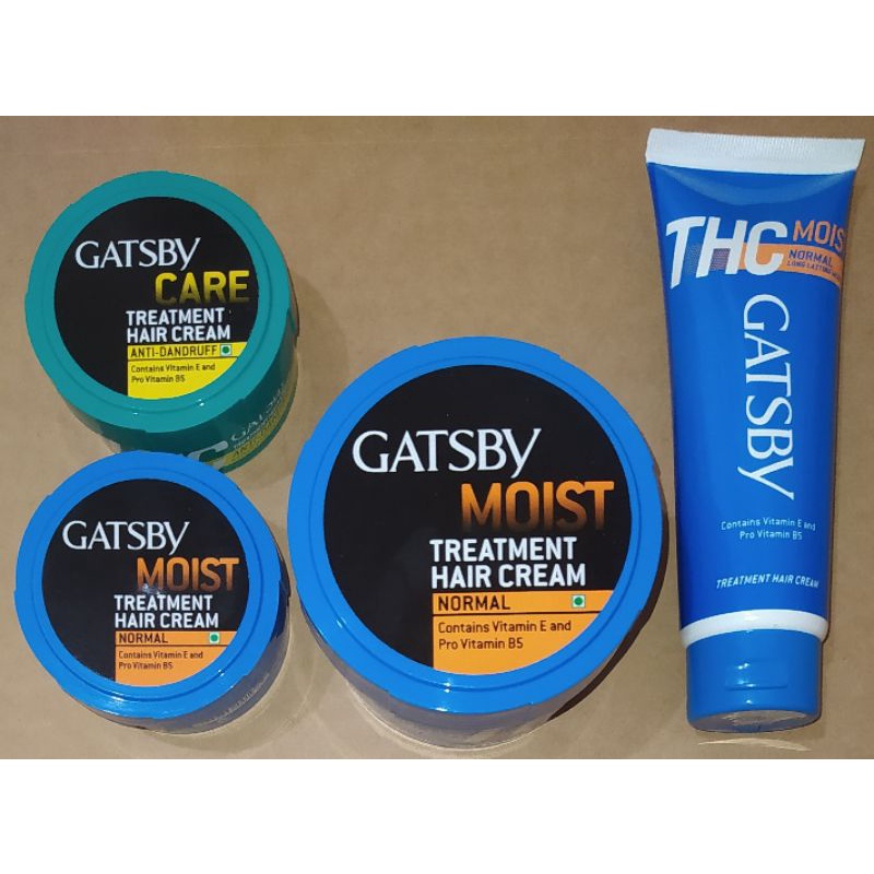 GATSBY MOIST TREATMENT HAIR CREAM NORMAL 70g / 100g / 250g (Blue) 70g