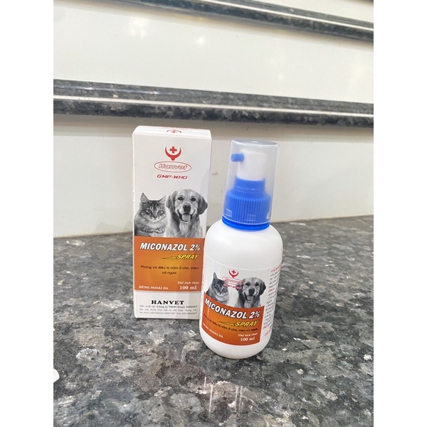 Ready Stock】Miconazol Spray Hanvet Spray to prevent and treat fungi in