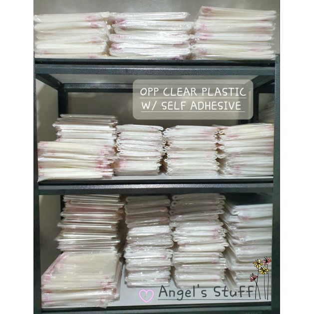 OPP clear plastic self adhesive opp plastics with air hole plastic