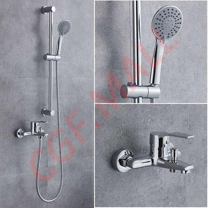 Shower Head Bathroom Faucet Hot And Cold Faucet Wallin Bathtub Mixer